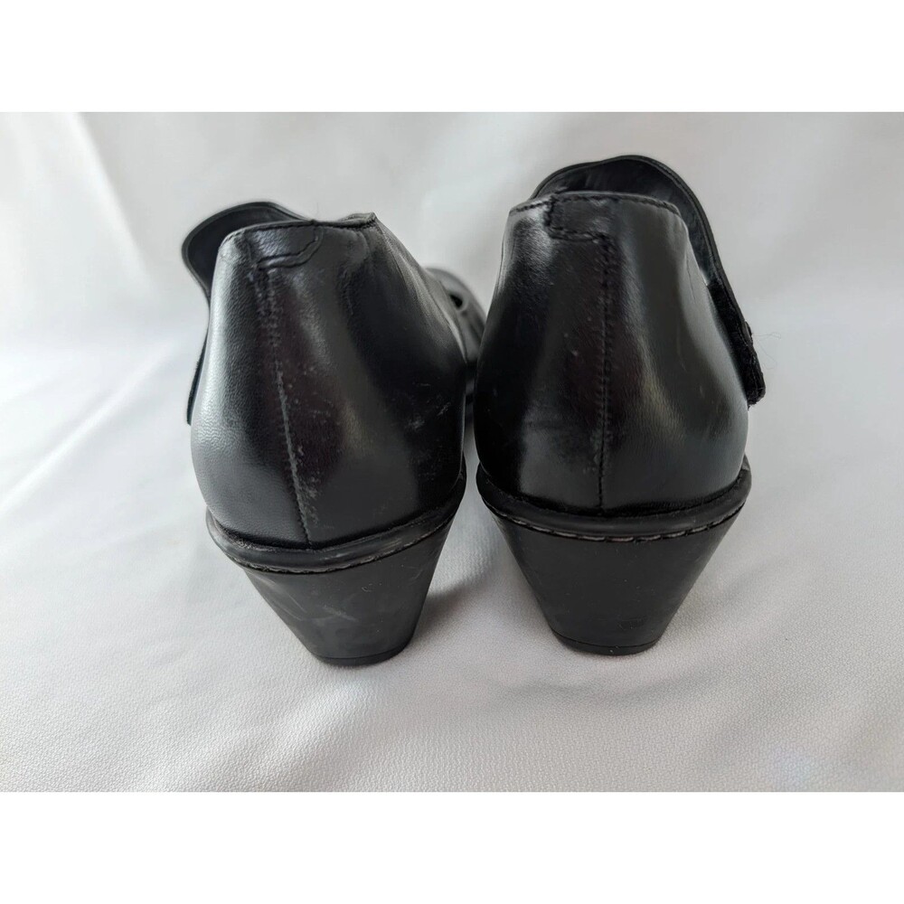 DANSKO Bess Kidskin Mary Jane Pumps Womens Black Leather Shoes Sz 41/10.5 - Picture 5 of 10